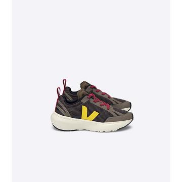 Zapatillas Running Veja CANARY ELASTIC LACE Niños Verde Oliva | España 718VRW
